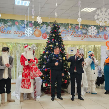 Новогоднее мероприятие с интерактивными площадками «Пусть праздник всем подарит чудо»